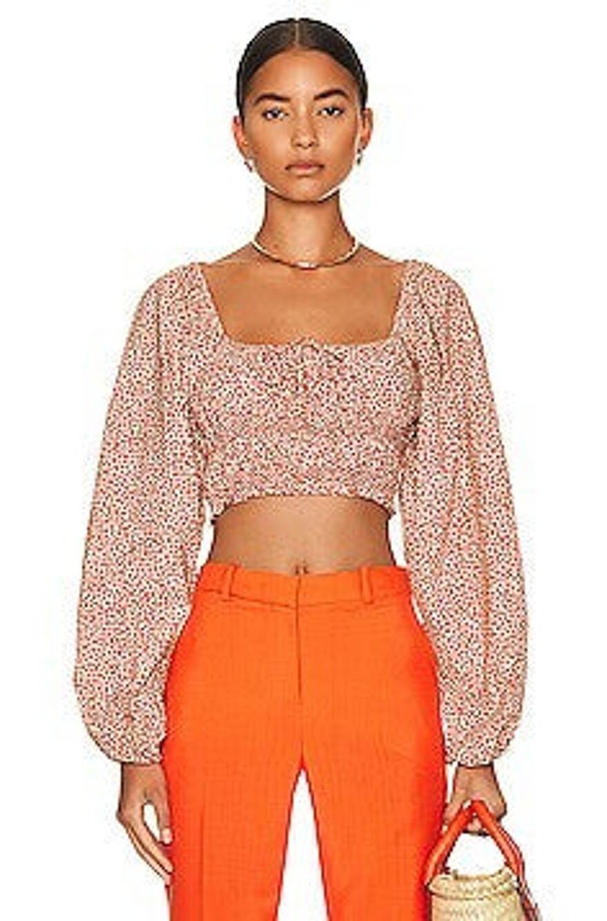 MATTEAU Shirred Decollete Blouse - 1